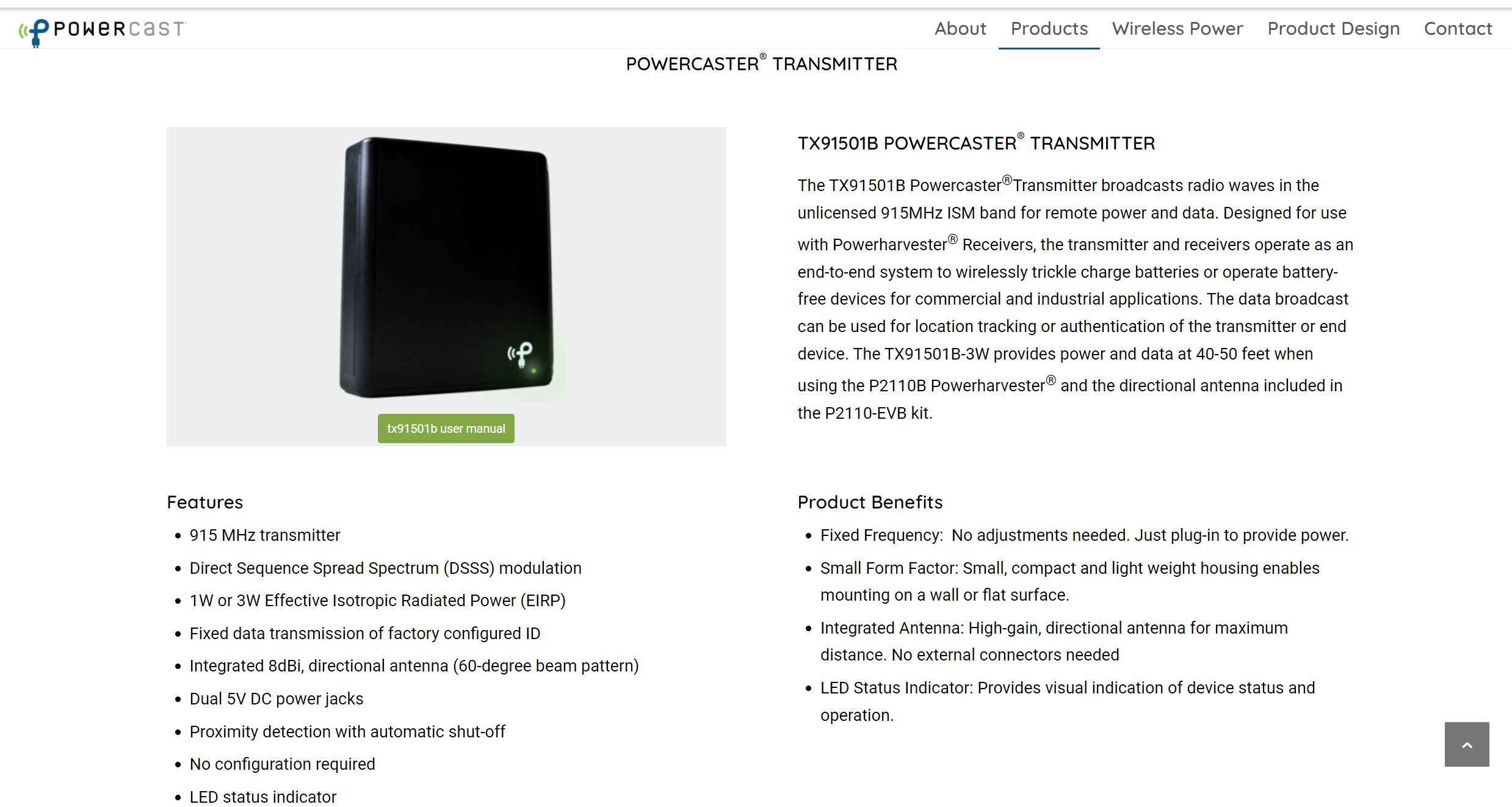 A company called POWERCAST