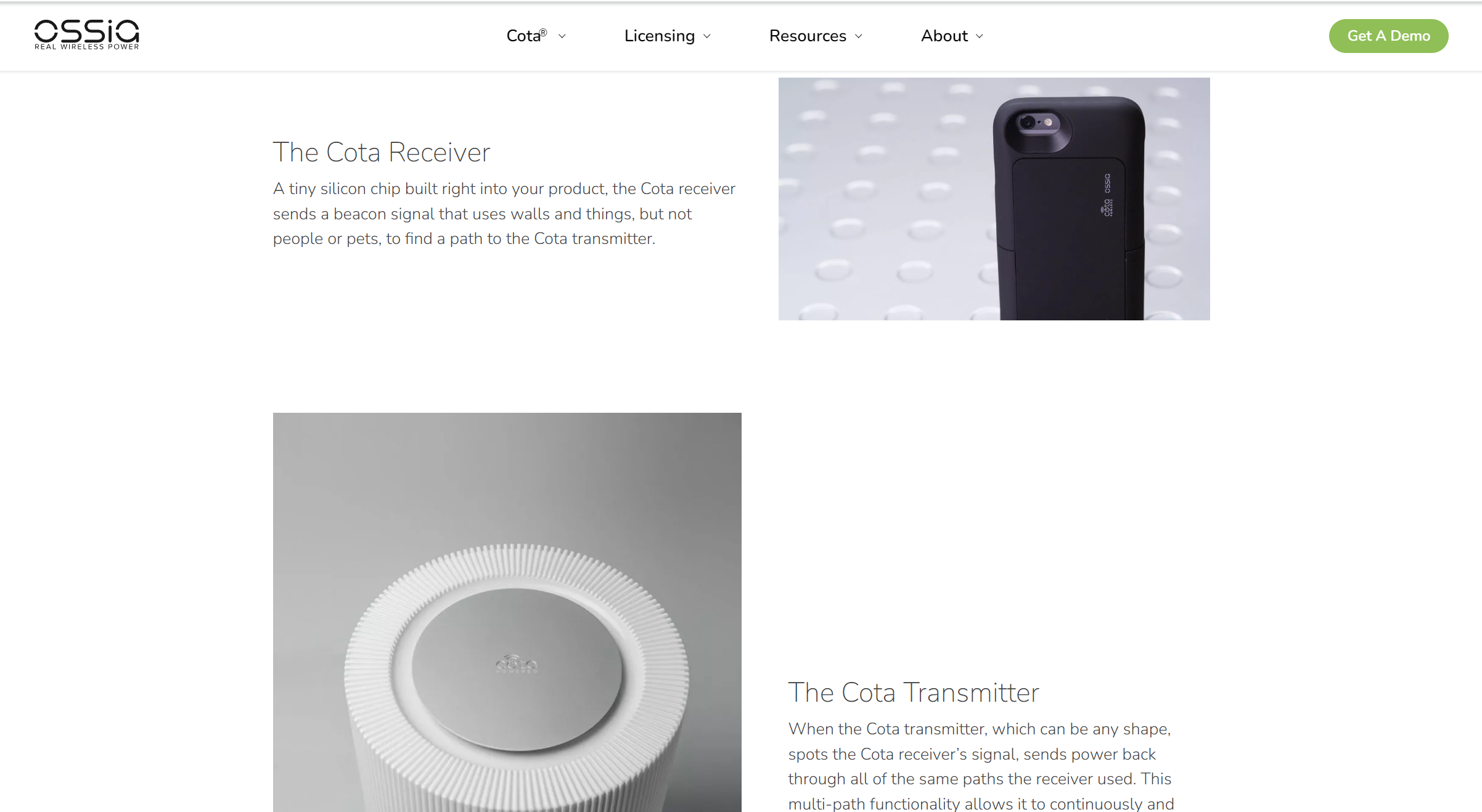 A company called ossia