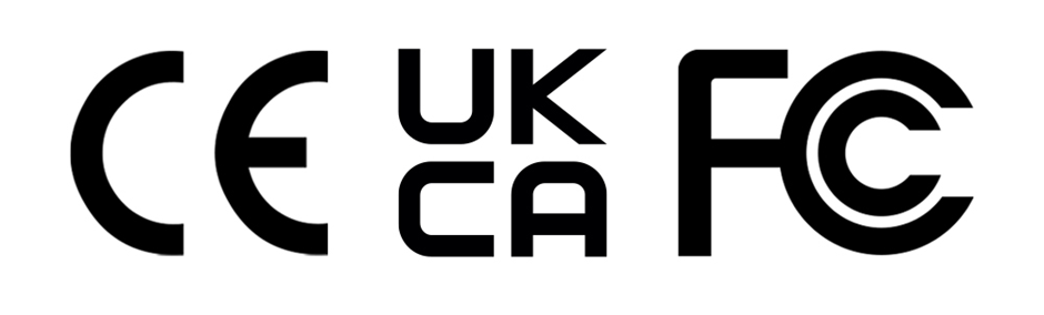 IMAGE OF CE, UKCA and FCC MARK