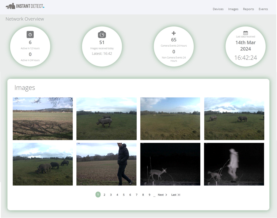 IMAGE OF INSTANT DETECT CLOUD SITE.