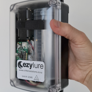 EzyLure unit held in hand